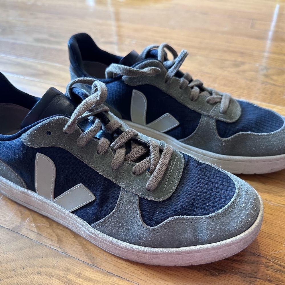 Veja V-10 Ripstop Sneaker Black/Green